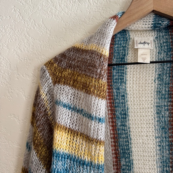 Daytrip Multicolor Striped Cardigan - Picture 3 of 5
